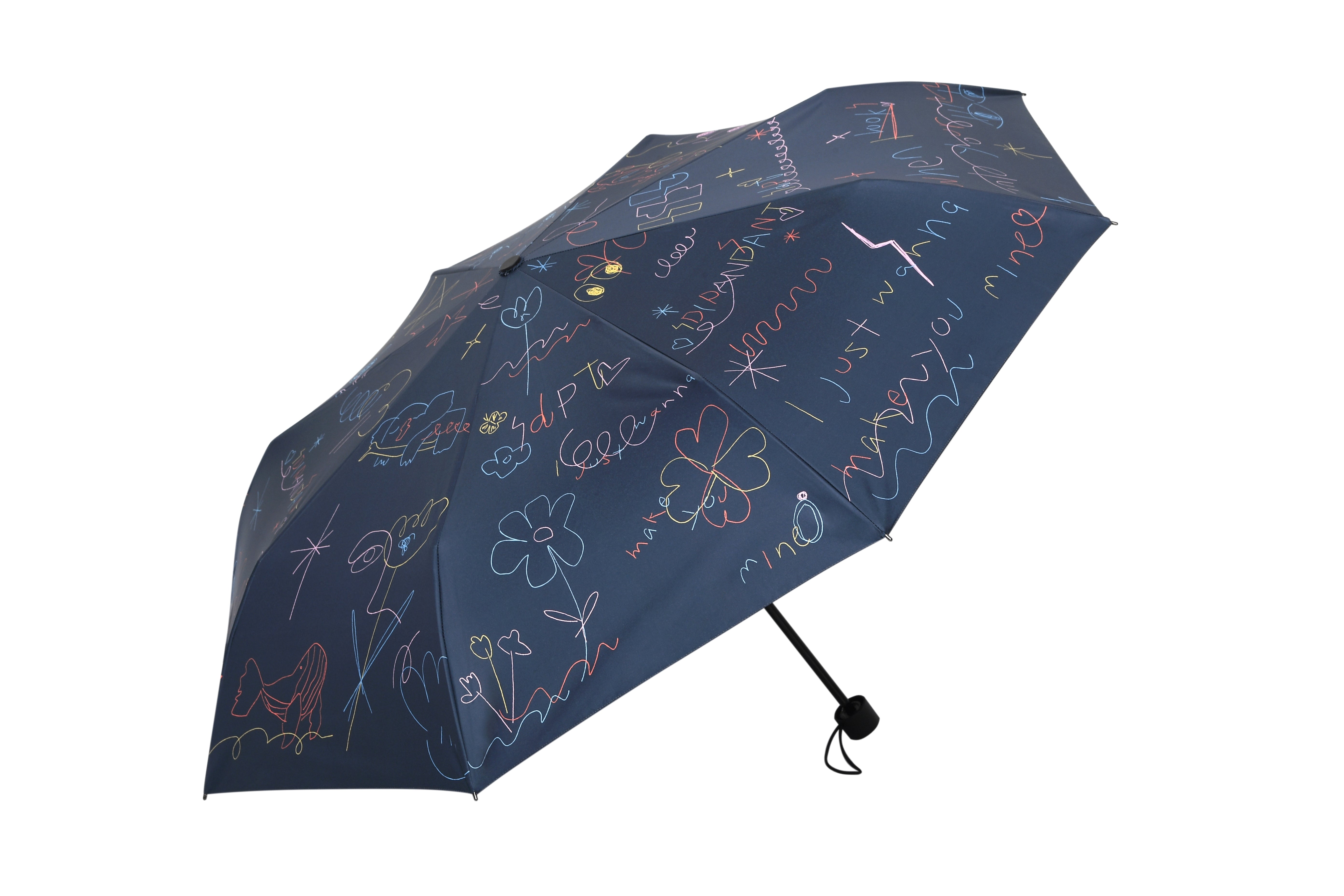 Logo Graphic Foldable Umbrella