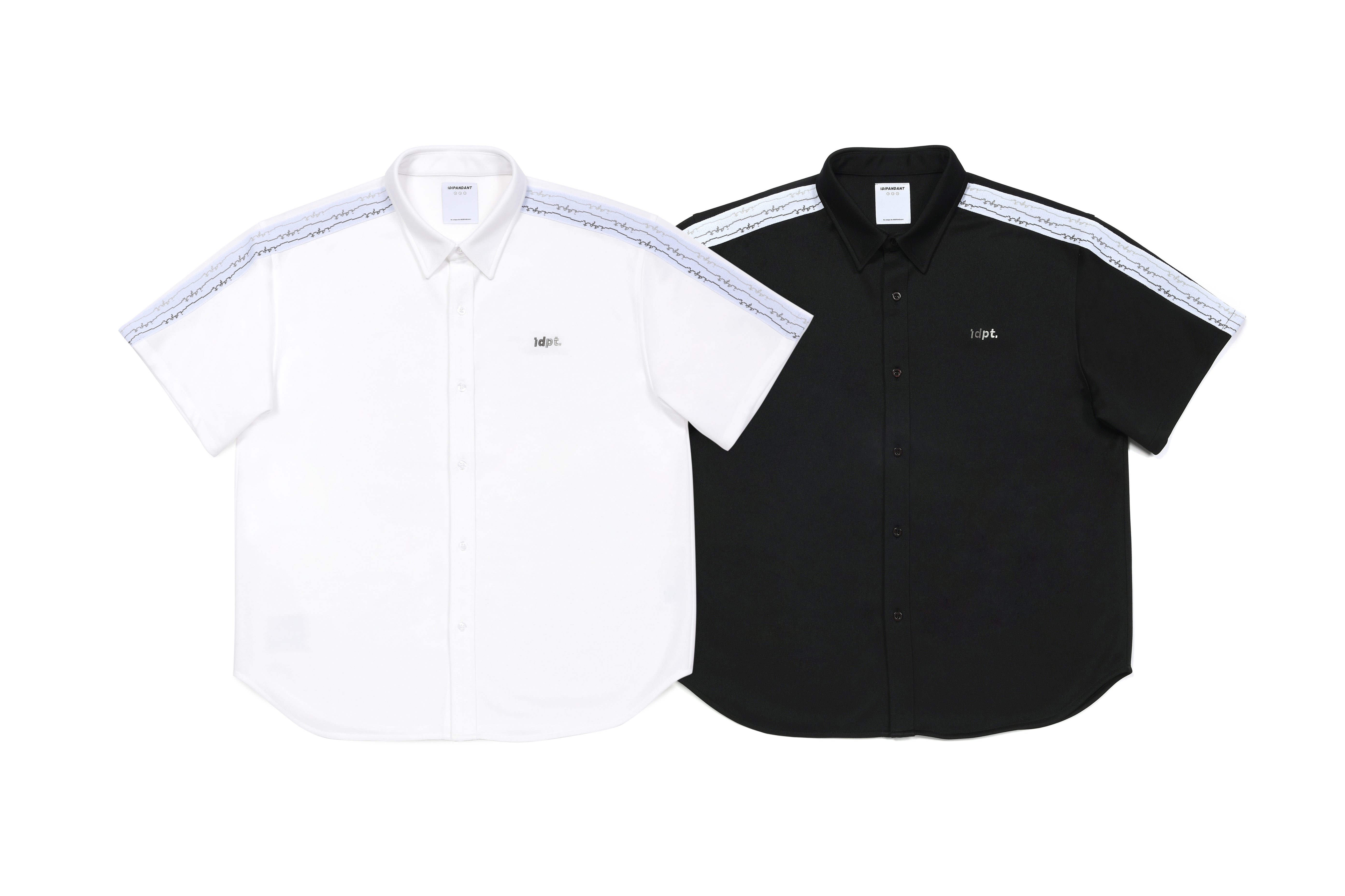 Logo Graphic Jacquard Tape Short Sleeve Shirt