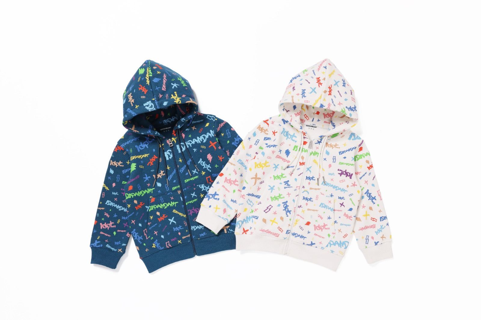 *Pre-order* Kids All Over Logo Graphic Zip-up Hoodie