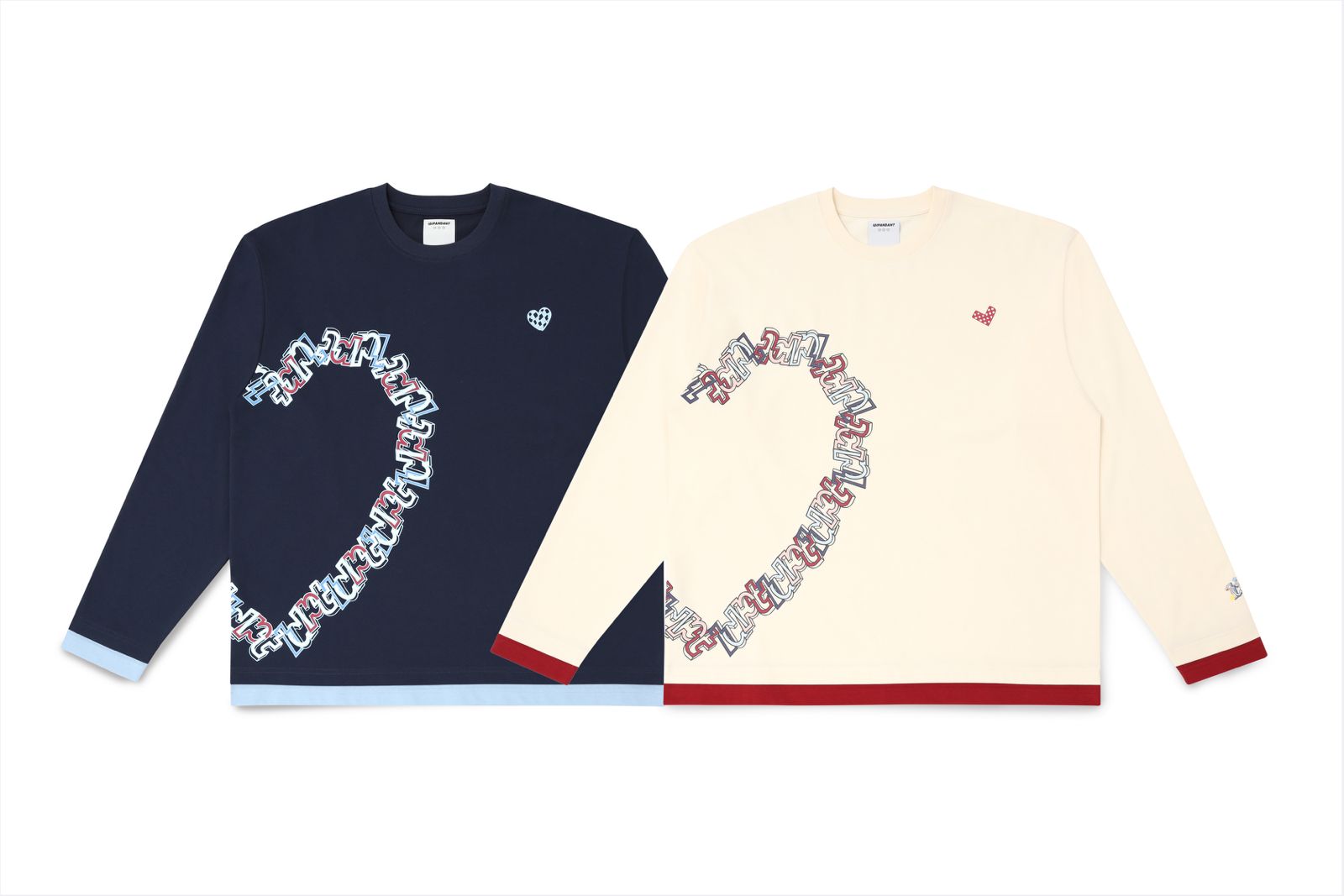 Logo Graphic Layered Long Sleeve T-shirt